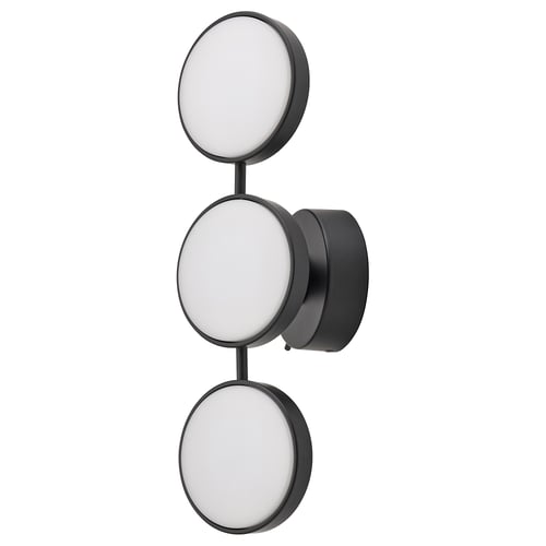 KABOMBA LED zidna lampa, podesivog intenziteta matirano/crna, 47x14 cm