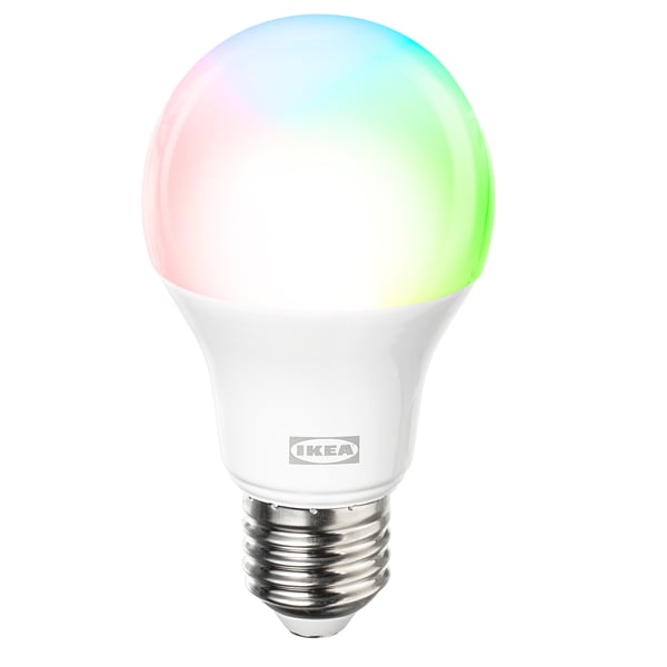 KAJPLATS LED sijalica E27 1055 lm, pametno beli i spektar u boji/kugla opal bela