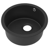 KILSVIKEN Sud. koja se mont. rad. pl. 1-str., crna kompozit kvarca, 47 cm