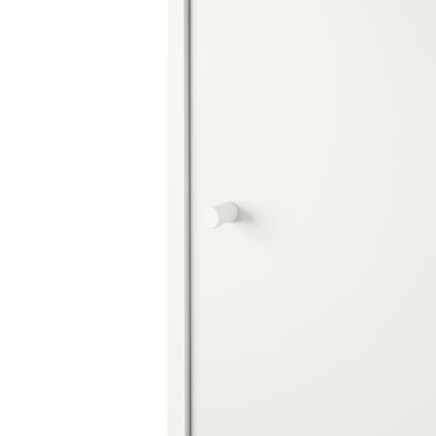 KLEPPSTAD Garderober s kliznim vratima, bela, 117x55x176 cm