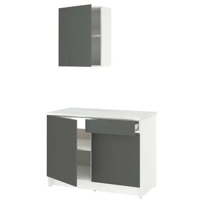 KNOXHULT Kuhinja, tamnosiva, 120x61x220 cm