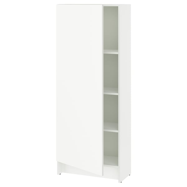 KNOXHULT Visoki element s vratima, bela, 60x31x153 cm