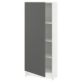KNOXHULT Visoki element s vratima, tamnosiva, 60x31x153 cm