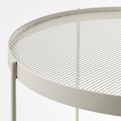 KROKHOLMEN Stočić za kafu, spolja, bež, 73 cm