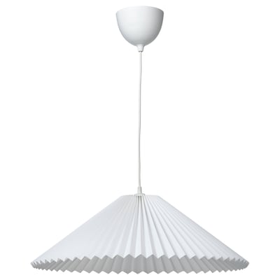 KUDDLAVA / HAVSDJUP Visilica, plisirano bela, 59 cm