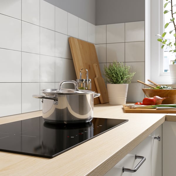 LAGAN Indukciona ploča, priključak 2 zone/crna