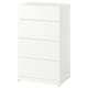 LASTARE Komoda s 4 fioke, bela, 60x42x100 cm