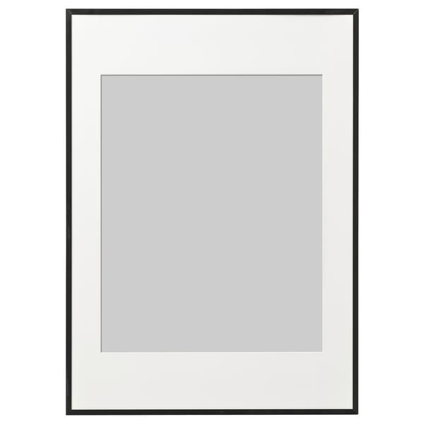 LOMVIKEN Ram, crna, 50x70 cm