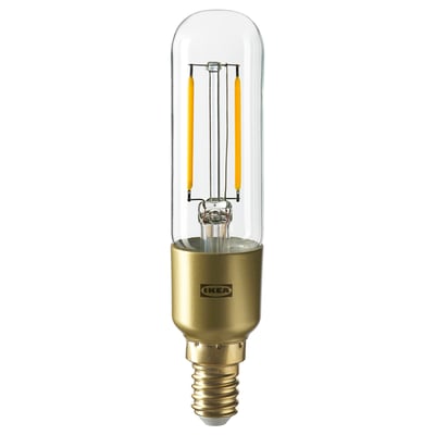 LUNNOM LED sijalica E14 200lm, podesivog intenziteta/cevasti oblik bistro staklo, 25 mm