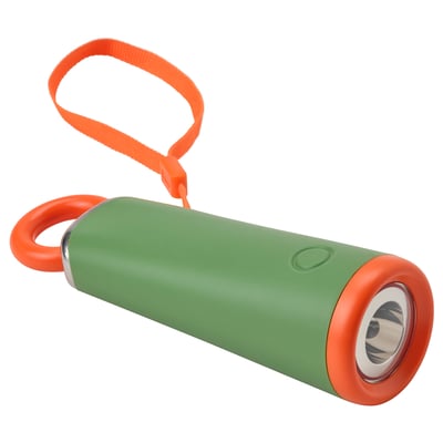 MAJBAGGE Ručna LED baterijska lampa, zelena/narandžasta
