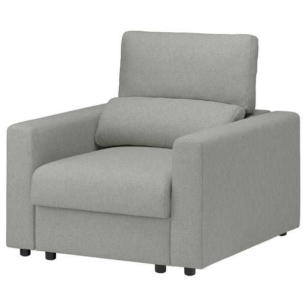 MALMKÖPING Fotelja, Tibbleby bež/siva