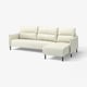 MANNARP Sofa 4-sed i lenjivac, Gunnared bež