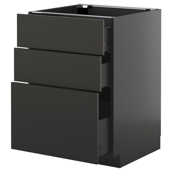 METOD / KNIVSHULT Podni element s 3 fioke