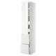METOD / MAXIMERA Vis.el. s polic/4fiok/vrat/2front, bela/Ringhult bela, 40x60x220 cm