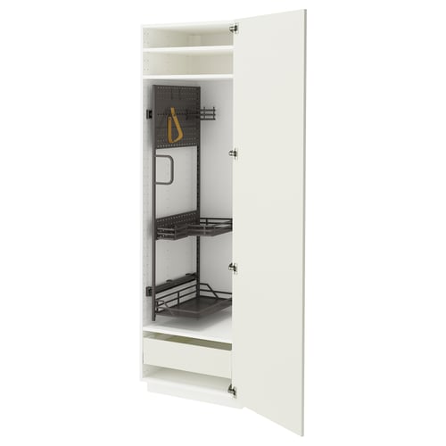 METOD / MAXIMERA Visoki element-ostava, bela/Veddinge bela, 60x60x200 cm