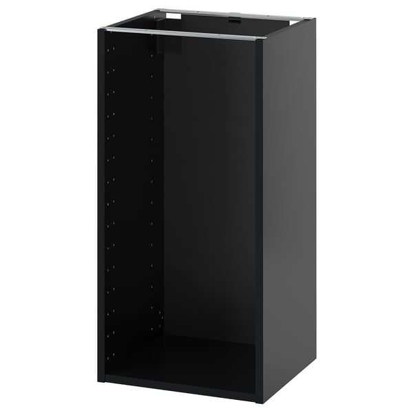 METOD Podni element, Crnosiva, 40x37x80 cm