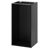 METOD Podni element, Crnosiva, 40x37x80 cm