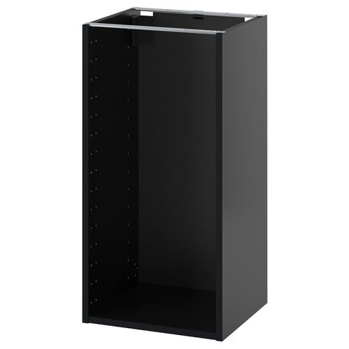 METOD Podni element, Crnosiva, 40x37x80 cm
