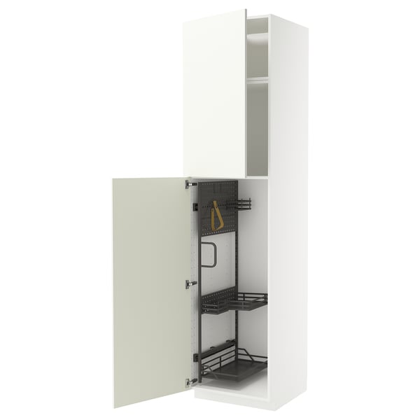 METOD Visoki element-ostava, bela/Vallstena bela, 60x60x240 cm