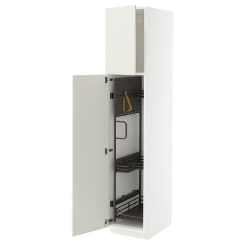 METOD Visoki element-ostava, bela/Veddinge bela, 40x60x200 cm