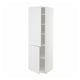 METOD Visoki element s policama/2 vrata, bela/Stensund bela, 60x60x200 cm