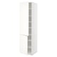 METOD Visoki element s policama/2 vrata, bela/Vallstena bela, 60x60x220 cm