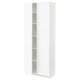 METOD Visoki element s policama, bela Enköping/bela im. drveta, 80x37x200 cm