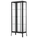 MILSBO Vitrina, boja antracita, 73x175 cm