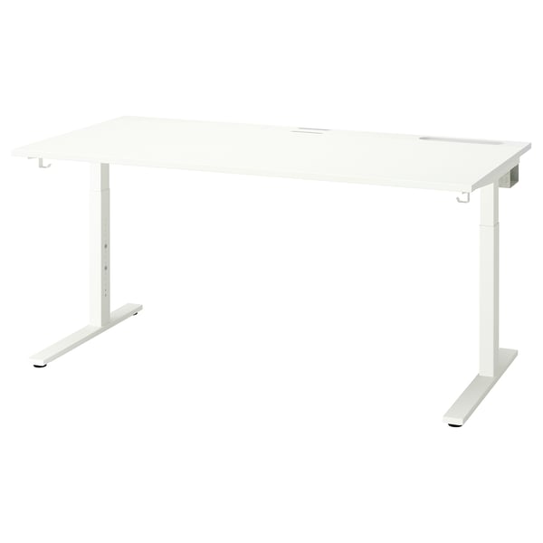 MITTZON Ploča stola, bela, 160x68 cm
