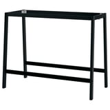 MITTZON Podokvir za konferencijski sto, crna, 140x68x103 cm