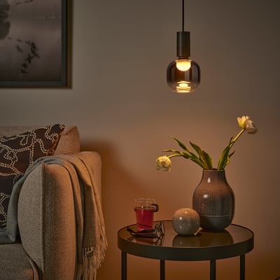 MOLNART LED sijalica E27 150 lumena, cevasti oblik otvoren vrh/sivo bistro staklo, 120 mm