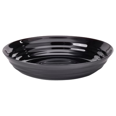 NÄTBARB Duboki tanjir, crna, 19 cm