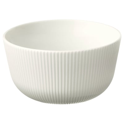 OFANTLIGT Činija, bela, 13 cm