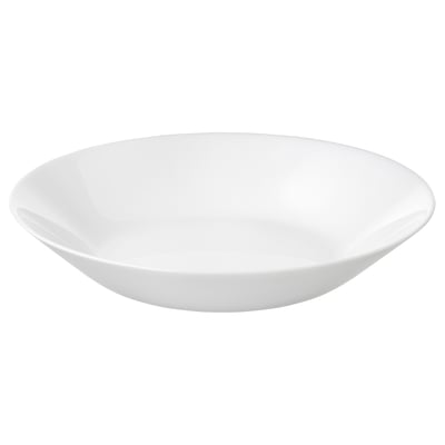 OFTAST Duboki tanjir, bela, 20 cm