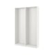 PAX 2 okvira garderobera, bela, 150x35x236 cm