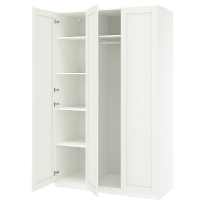PAX / GULLABERG Kombinacija garderobera, bela/bela, 150x60x236 cm