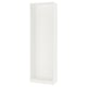 PAX Okvir garderobera, bela, 75x35x236 cm
