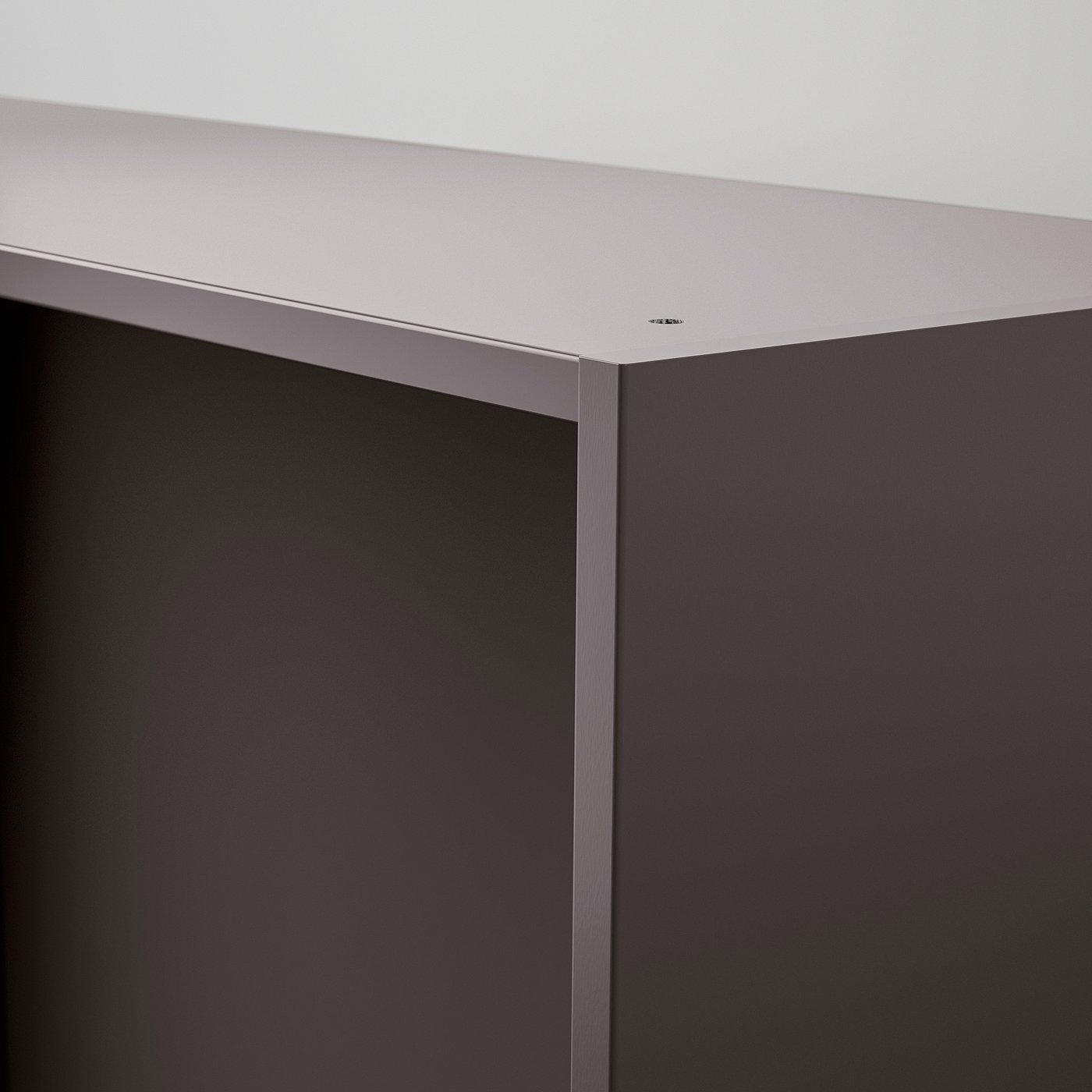 PAX Okvir garderobera, tamnosiva, 75x58x236 cm