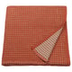 PELARTUJA Prekrivač, crveno-smeđa/bež, 230x250 cm