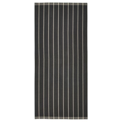 RIDSTIG Tepih, ravno tkani, siva/prljavobela, 80x180 cm