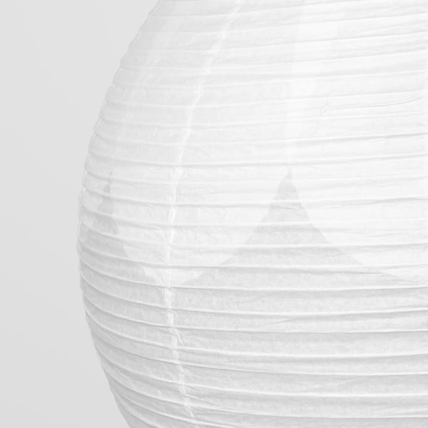 RISBYN Abažur visilice, oblik luka/bela, 57 cm