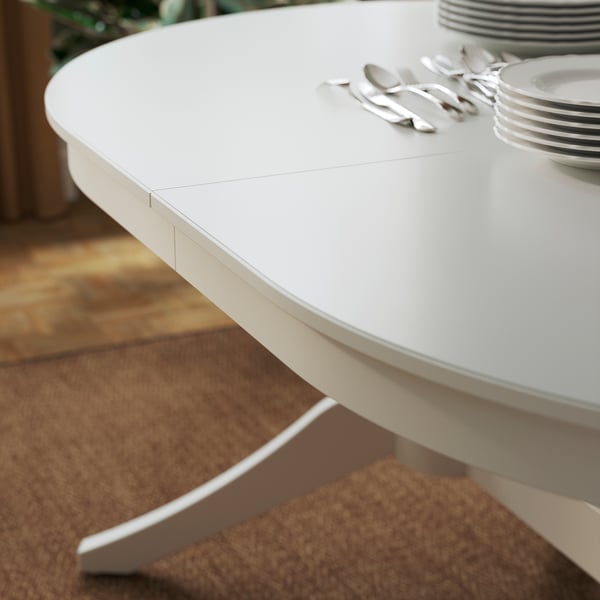 ROSENTORP / ROSENTORP Sto i 6 stolica, bela/bela, 160/215x110 cm