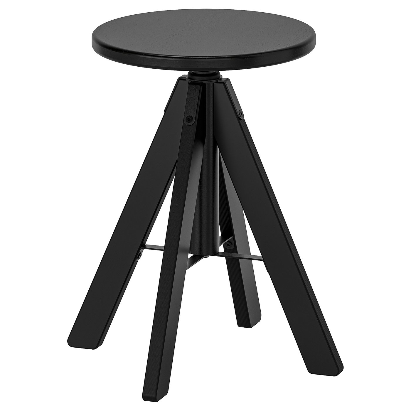 RUDSTORP Stoličica, crna, 44-55 cm