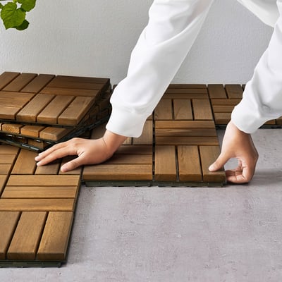 RUNNEN Podna obloga, spolja, bagrem, 0.81 m²