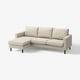 SALTSJÖBADEN Sofa trosed s lenjivcem, Fridtuna svetlobež
