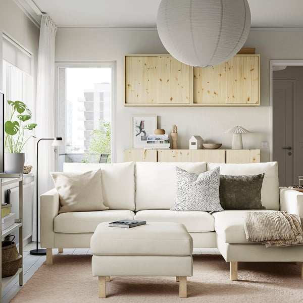 SALTSJÖBADEN Sofa trosed s lenjivcem, Tonerud siva