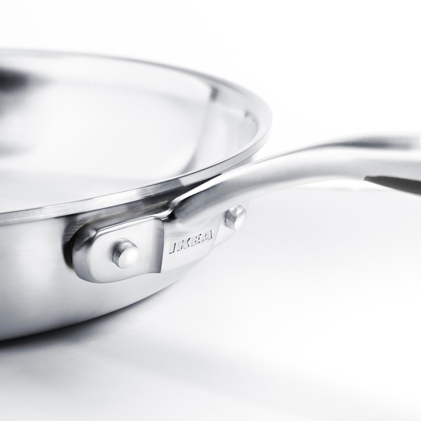 SENSUELL Tiganj, nerđajući čelik/siva, 24 cm