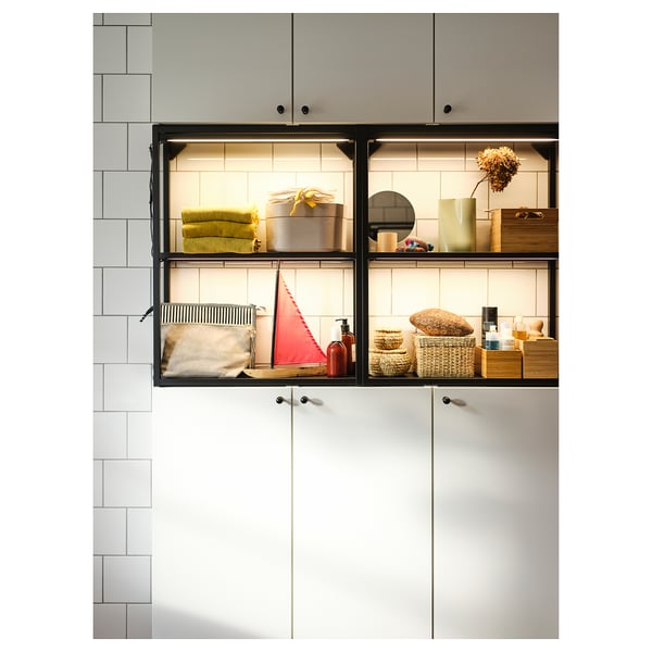 SILVERGLANS LED traka za kupatilo, podesivog intenziteta boja antracita, 40 cm