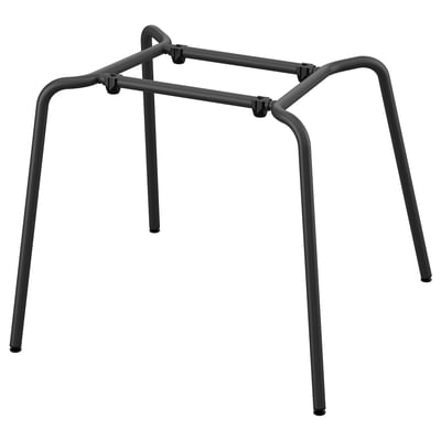 SKÅLSTA Podokvir stolice, cevasto metal/Crnosiva
