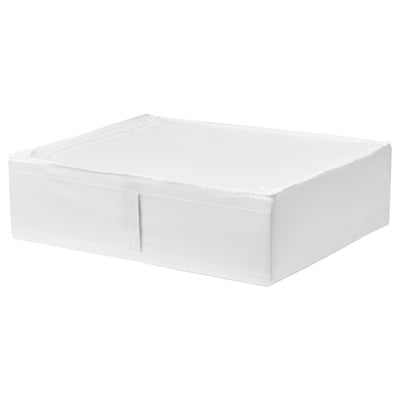 SKUBB Sanduk za odlaganje, bela, 65x53x19 cm